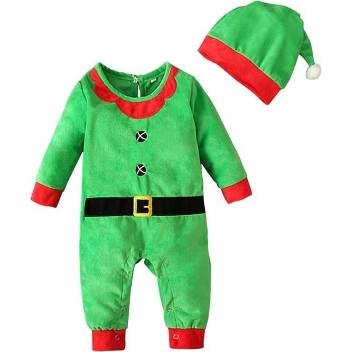 Hifot Pyjama Noel Bebe Garçon Fille Mon Premier Noel Grenouillere Bebe et  Pantalon Deguisement Noel Bebe : : Mode