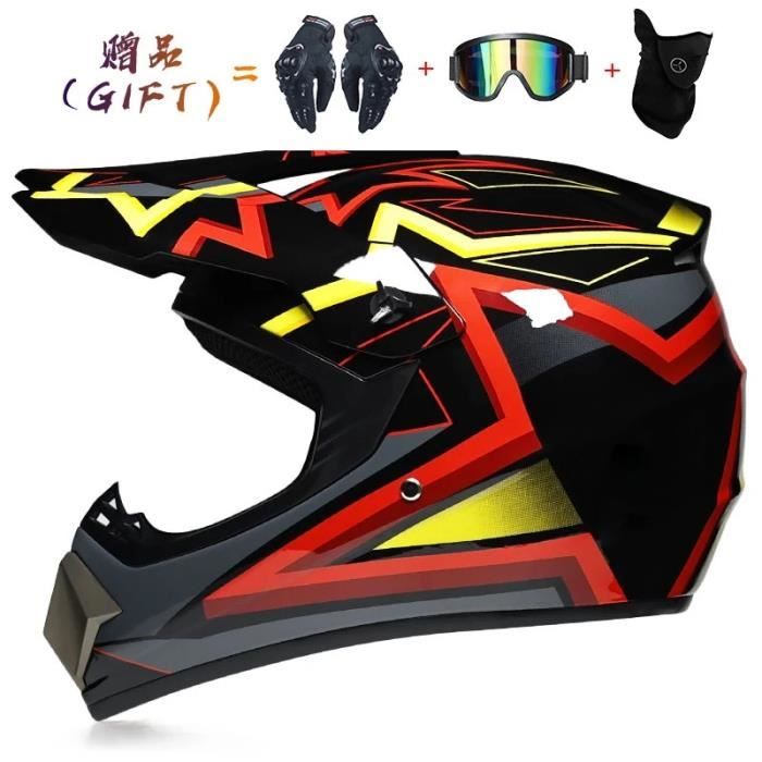Casque Cross Junior DOT Casque Moto Enfant Complet Avec Lunettes Et Gants - Certifié D.O.T. Pour Cross Et VTT Casque BMX Enfant Casque Cross Junior DOT Casque Moto Enfant Complet Avec Lunettes Et Gants - Certifié D.O.T. Pour Cross Et VTT Casque BMX Enfant