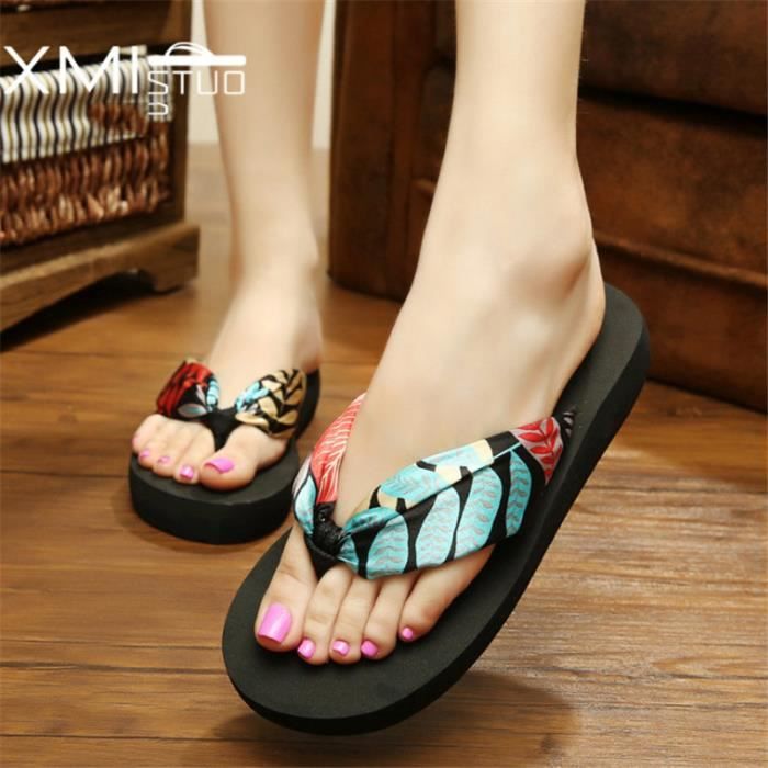 Tongs Femme été – Tailles 36 à 45, Légères, Antidérapantes, Pour Plage, Piscine Ou Maison