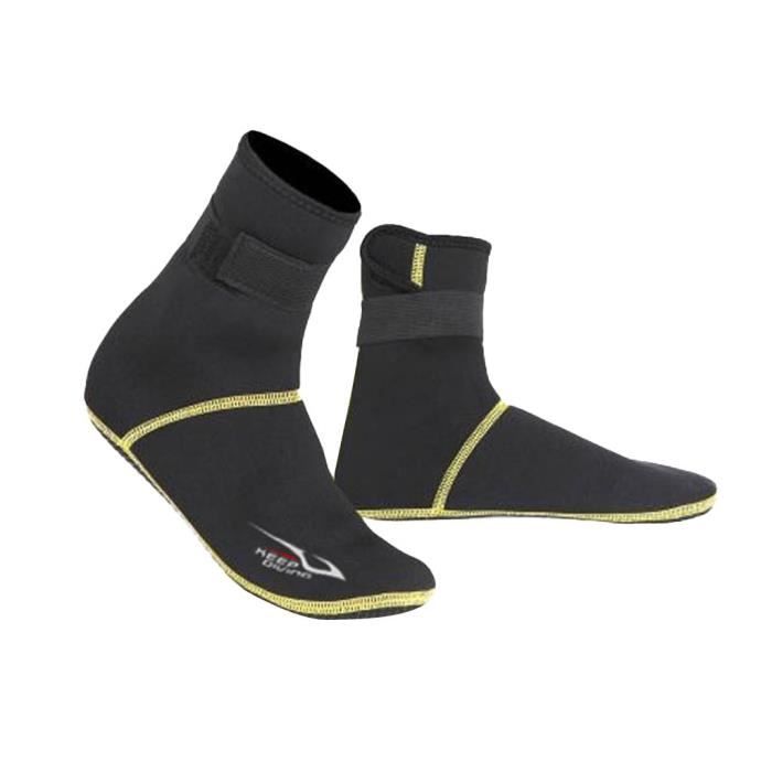 Bottes De Plongée Chaudes Avec Semelle Antidérapante, Chaussons D'eau