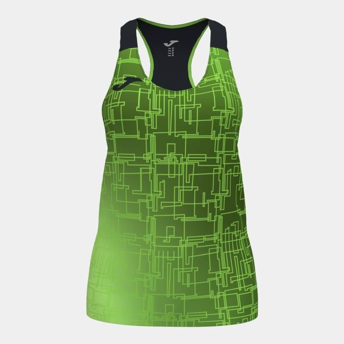 Débardeur Sport Joma Élite IX Femme - Vert Fluo - 87% Polyester 13% Élasthanne - Taille 3XS