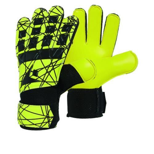 gants de gardien enfant macron leopard - jaune fluo/noir - football - garçon