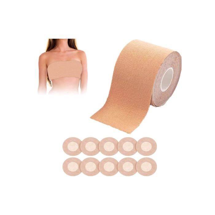 Ruban Seins Adhésif Agatha.L - Boob Tape Levage - Invisible Soutien-Gorge Dos Nu - 5m X 5cm