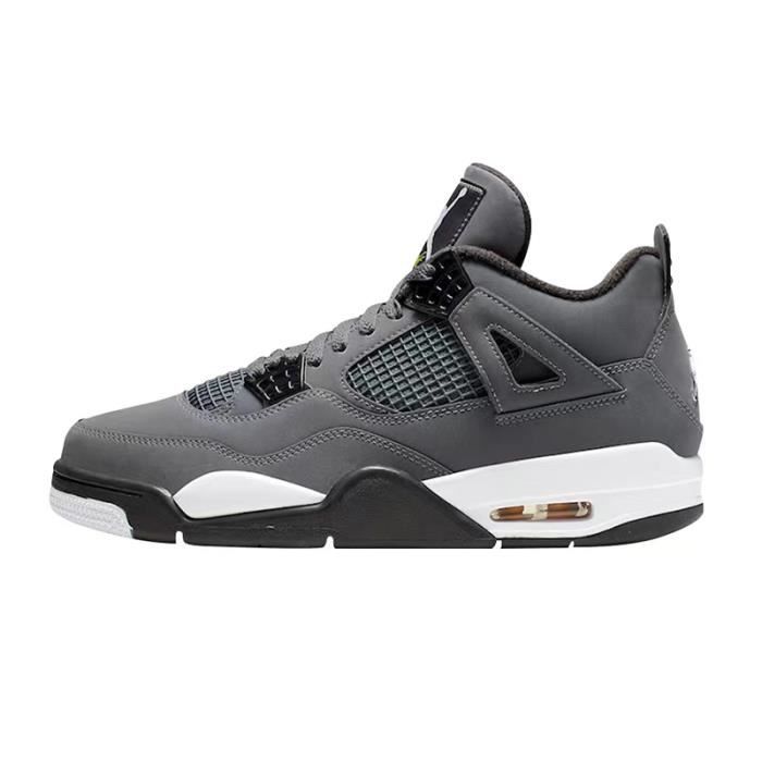 Nike Air-Jordanx 4 Retro Military Noir Blanc et Noir Femme Homme AJ4 Chaussures de basket-gris noir CD11121gris noir Nike Air-Jordanx 4 Retro Military Noir Blanc et Noir Femme Homme AJ4 Chaussures de basket-gris noir CD11121gris noir