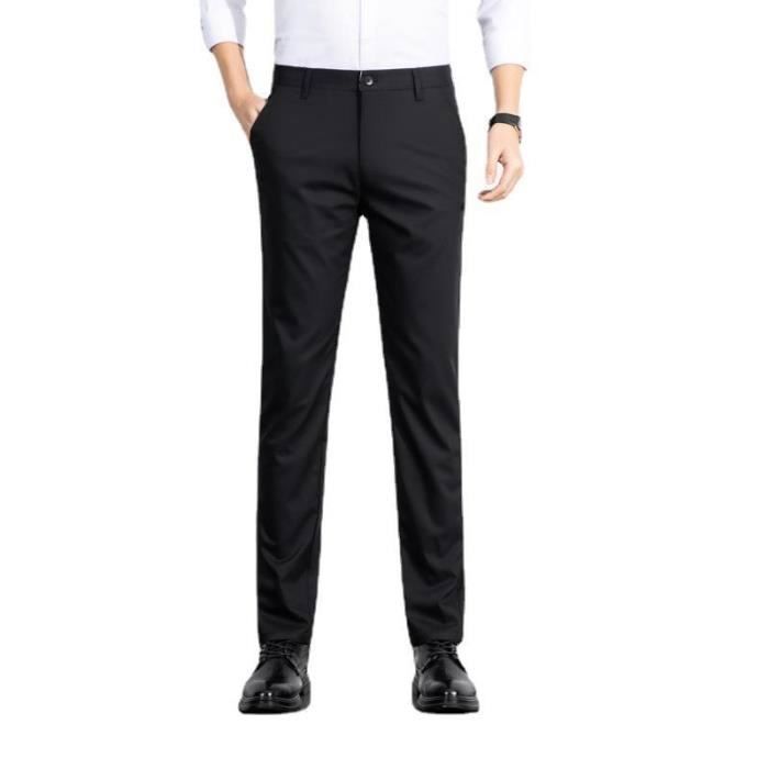 Jean Stretch Coupe Droite Pour Homme - Léger, Style Rétro, Parfait Pour L'été Et Les Loisirs - 12