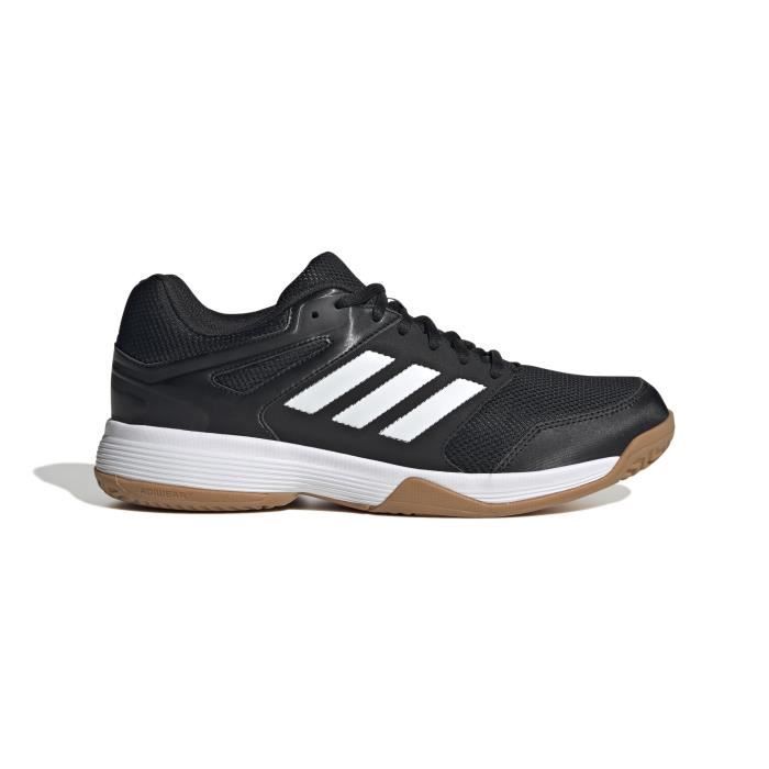 chaussures de volleyball indoor adidas speedcourt - blanc/noir - 42