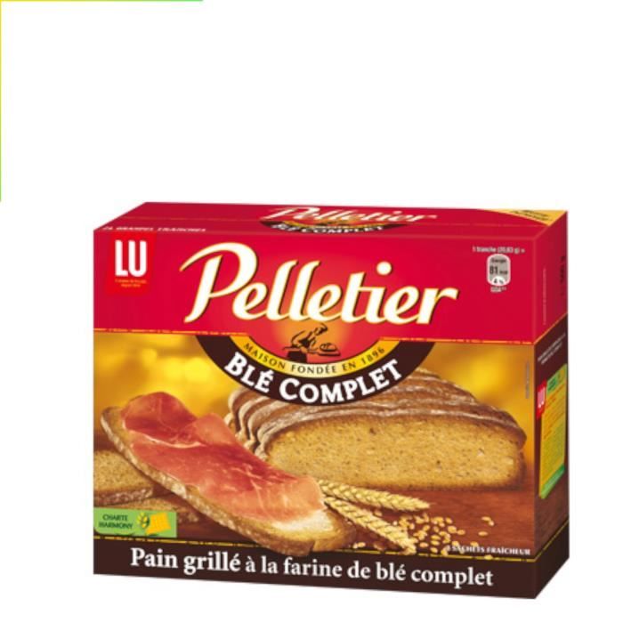 Pain pelletier au four froment