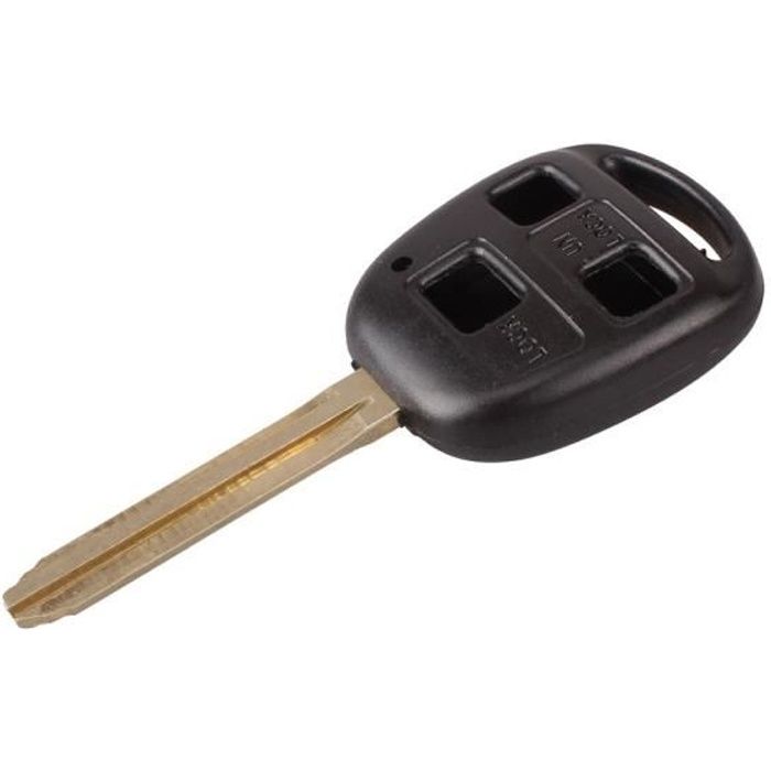 Coque clé pour Toyota Avalon Land Cruiser Camry Celica Corolla Sequoia Sienna Solara RAV4 - 3 Boutons -Plip télécommande Phonillico®