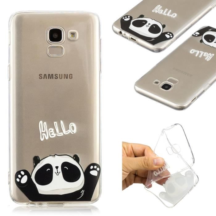 coque galaxy j6 transparente