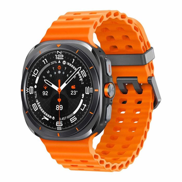Montre connectée - SAMSUNG - Galaxy Watch Ultra 2025 - Gris Titane - Non personnalisable - Objet connecté