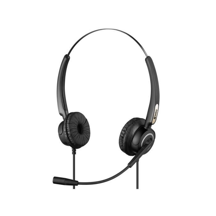 USB - SANDBERG - Office Headset Pro Stereo - Stéréo - Filaire - Micro flexible