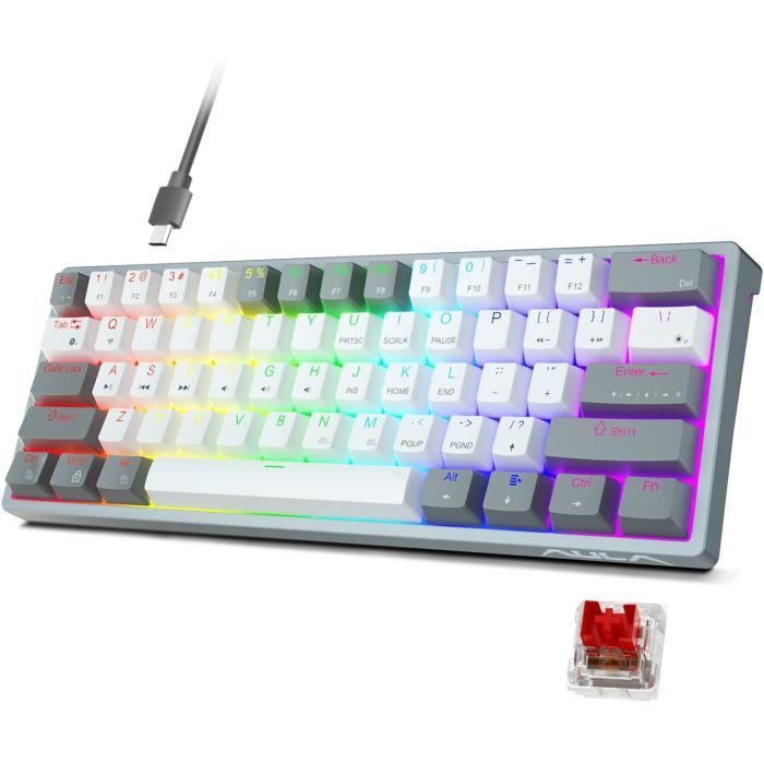 Clavier Mécanique RiftKeys SIX5 Édition Limitée 1/50 - Or, Format 65%, USB-C