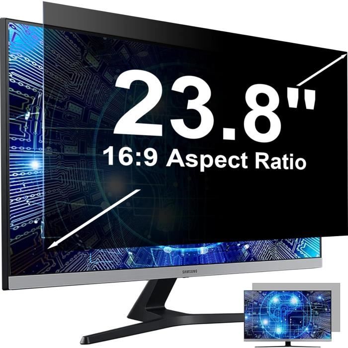 Écran De Confidentialité 27 Pouces - Filtre Anti-Lumière Bleue Magnétique Pour Moniteur 16:9 - 5