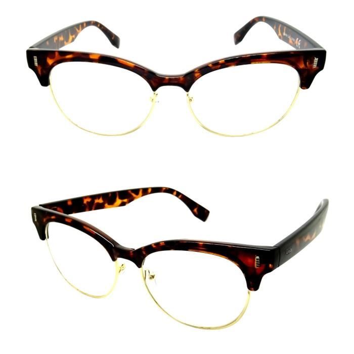 lunette de vue marron femme