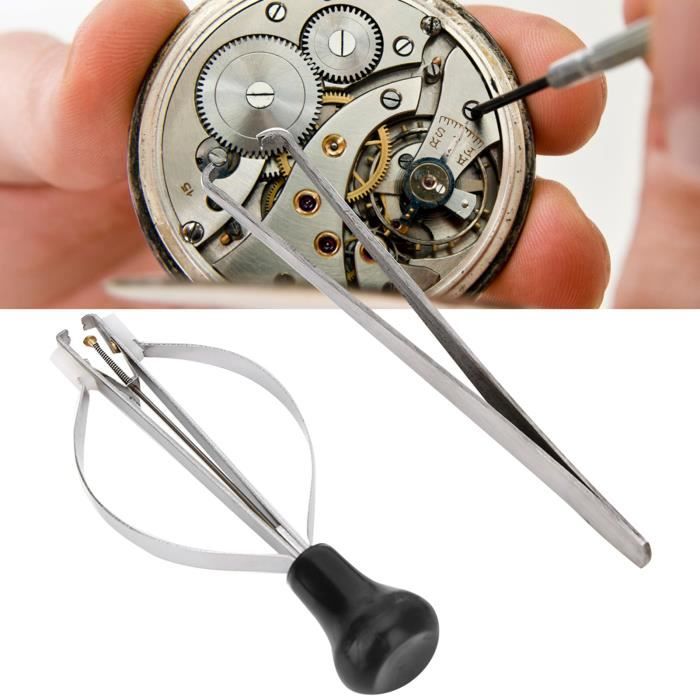 Kit De Presseur à Main Pour Montre - Outil De Réparation Horlogerie, Métal/plastique