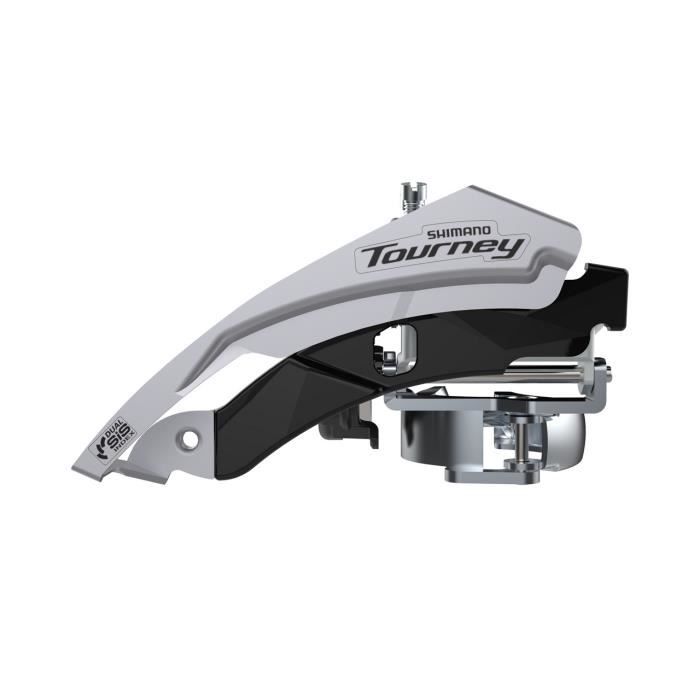 Dérailleur Avant Triple Shimano Tourney FD-TY700/710, 3x7/8 Vitesses, Noir, Fixation Collier