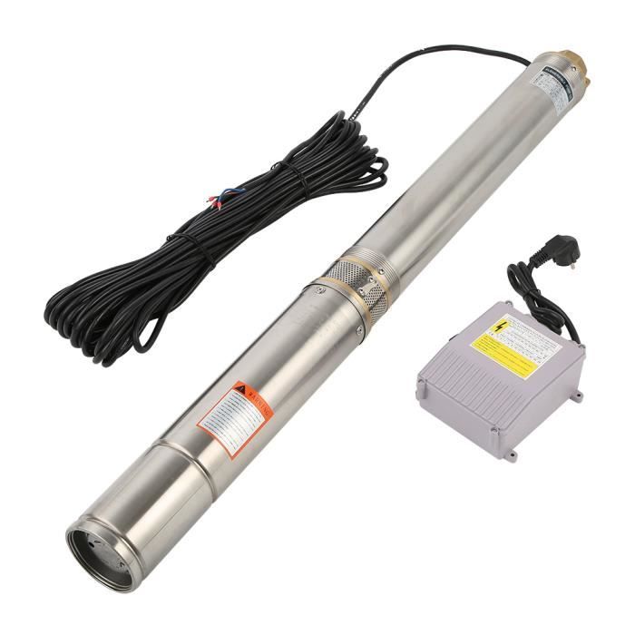 Pompes submersibles solaires à eau de rivière à batterie 1,5 CV 4 CV 5 CV 35 CV DC 24 V, spécifications Wenling pour un puits profond de 2 pouces