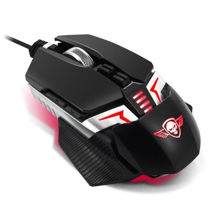 Spirit Of Gamer Souris Gaming - S-XM300 - 9 Boutons Programmables - Rétro-éclairage LED RGB - 8G - vue 1