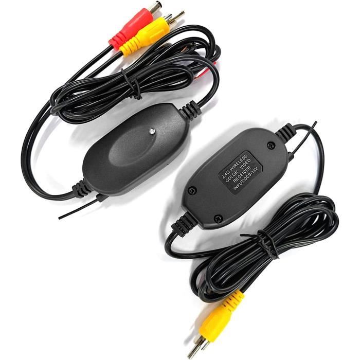 Émetteur-récepteur Vidéo Sans Fil 2,4 GHz Pour Voiture – Compatible Caméra De Recul – Portée 100 M – Facile à Installer (12V) - 10