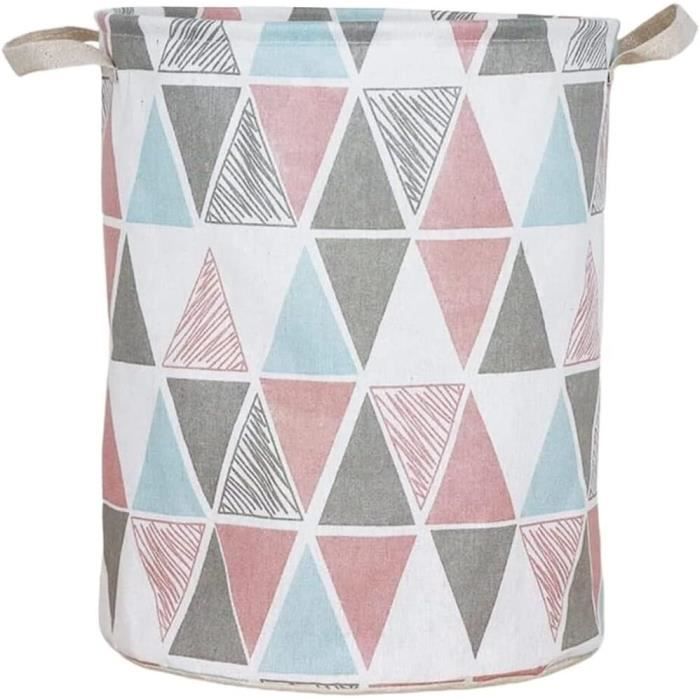 Panier Déco Chambre Enfant Salle De Bain MINTWOOD Design Panier De Rangement En Corde De Coton Tissé De 38,1 X 36,6 Cm, Panier à Jouets, Panier à Linge, Panier à Linge, Chambre