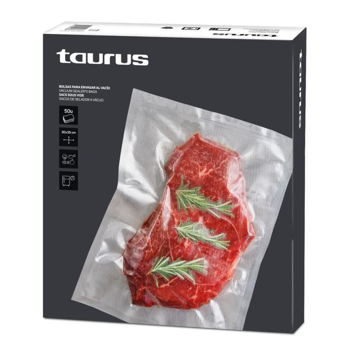 Machine sous vide Taurus Sacs demballage 30x35cm pack de 50 sacs