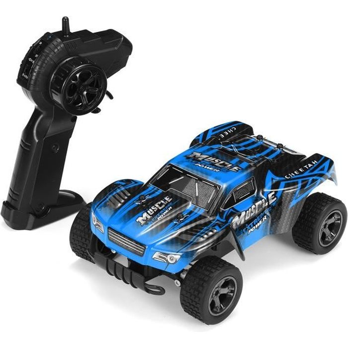 Voiture Télécommandée Tout Terrain Enfant 360 Degrés, Monster Voiture RC  Radiocommandée pour Garcon Fille de 3 4 5 6 7 8 Ans, Bleu - Cdiscount Jeux  - Jouets