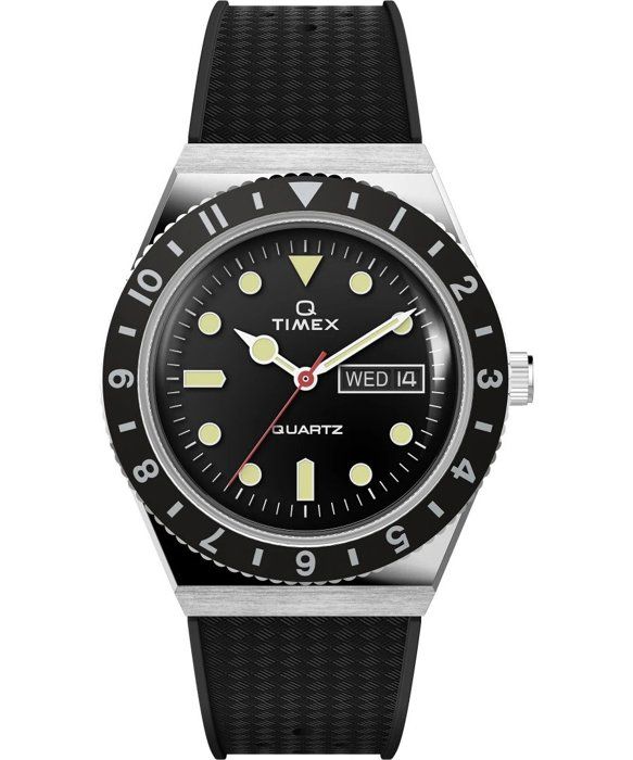 Timex - Montre Hommes - Quartz - Analogique - Bracelet Silicone Noir - TW2V32000