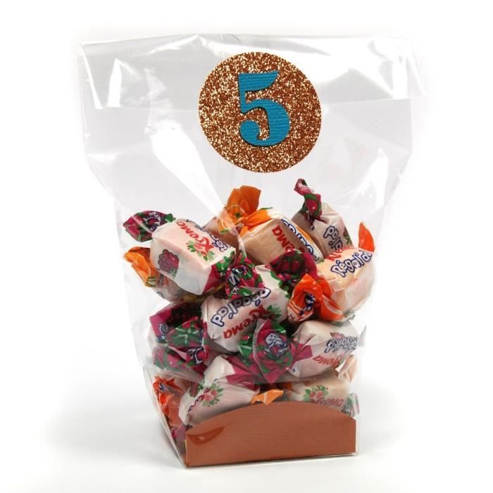 D.I.Y WITH TOGA 12 Sachets plastiques - Fond plat - 12x18 cm