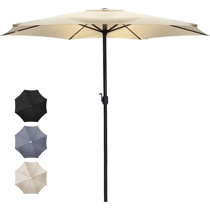 Parasol De Jardin EXTRALINK 300 Cm - Protection UV, Toile Imperméable, Réglable En Hauteur - Parfait Terrasse Et Balcon