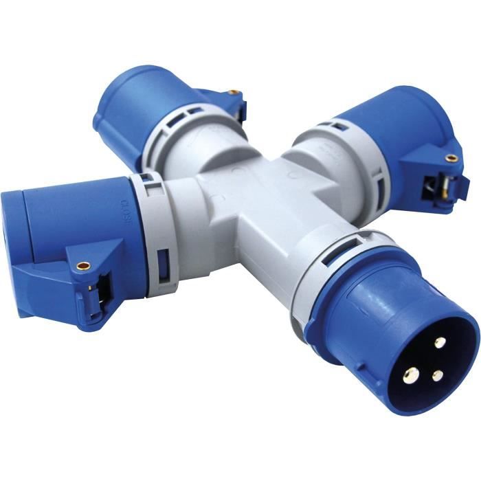 Adaptateur multiprise 80800, couvercle à 3 prises, prise IEC ...