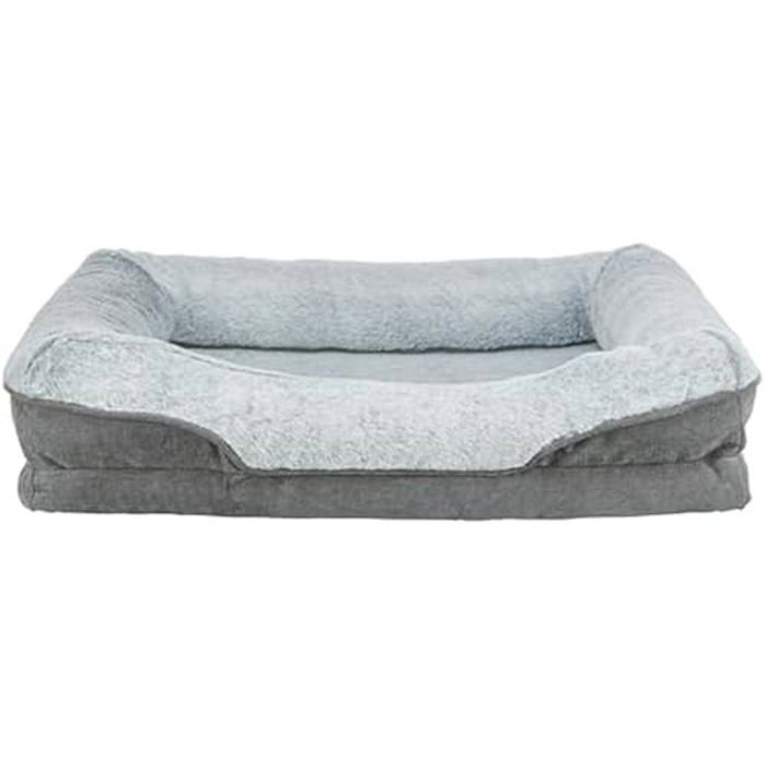 Panier pour chien - Trixie - Vital Lino - Orthopédique - 110 x 75 cm - Gris/Gris clair Panier pour chien - Trixie - Vital Lino - Orthopédique - 110 x 75 cm - Gris/Gris clair