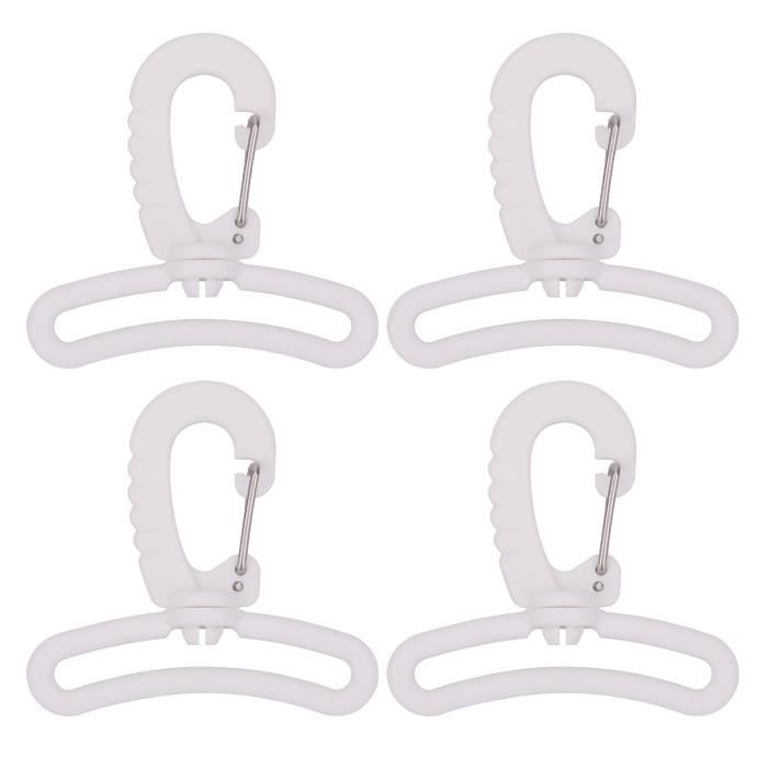 PATIKIL Mousqueton Pivotant En Plastique – 360° Pour Sac, Sport, Voyage, 6 Pièces, Ouverture 21 Mm