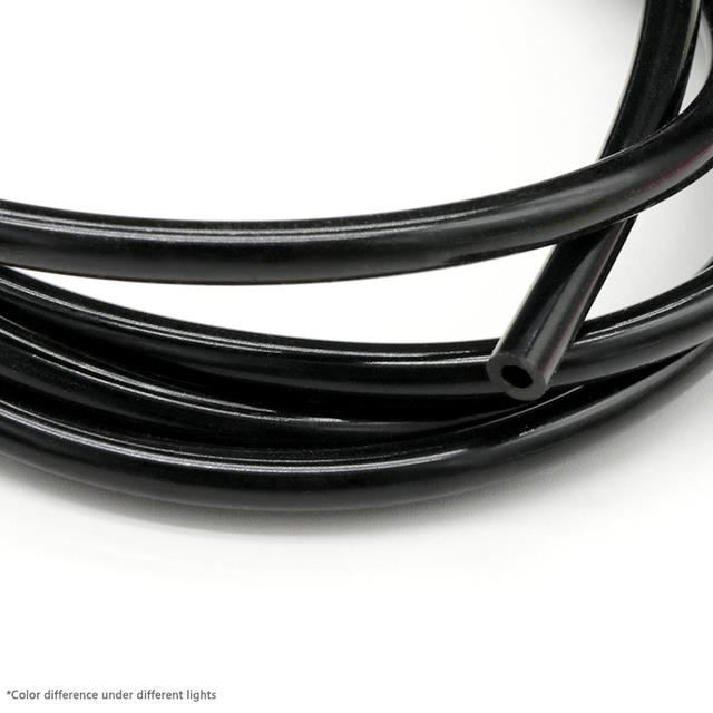 Tuyau Caoutchouc Pour Huile Et Eau - 3mm Intérieur, 5mm Extérieur, 26ft - Noir - Neuf Sous Emballage