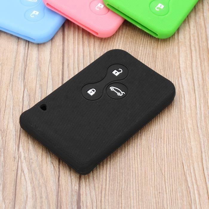 Housse Silicone Pour Clé Renault 1 Bouton (Mégane, Clio, Scénic) - Protection Colorée - Modèle CV9303