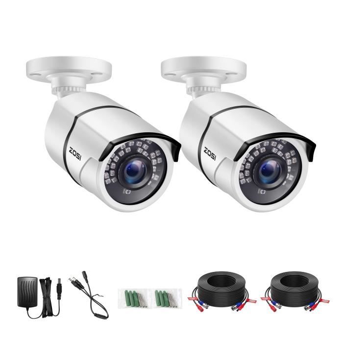 Test du kit caméra ZOSI 5MP avec DVR et vision nocturne