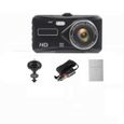  4 " IPS Caméra de Voiture DashCam 2 Lens Full HD 1080P DVR-1