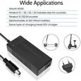 chargeur xiaomi m365,42V 2A Chargeur Adaptateur pour Scooter Électrique Pièces Chargeur de Batterie Accessoires pour Xiaomi Mijia-1