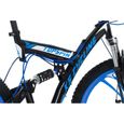 VTT Tout Suspendu - KS Cycling - Topspin - 26 pouces - 21 vitesses - Mixte - Noir/Bleu-1