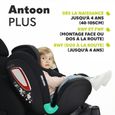 Siège auto LIONELO Antoon Plus - Isofix, 360° pivotant, ceintures 5 points - Noir-1