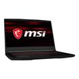 PC Portable Gaming - MSI GF63 10SC005FR - Intel Core i5-10300H (2.5 GHz) - 16Go RAM - 512Go SSD - Noir-1