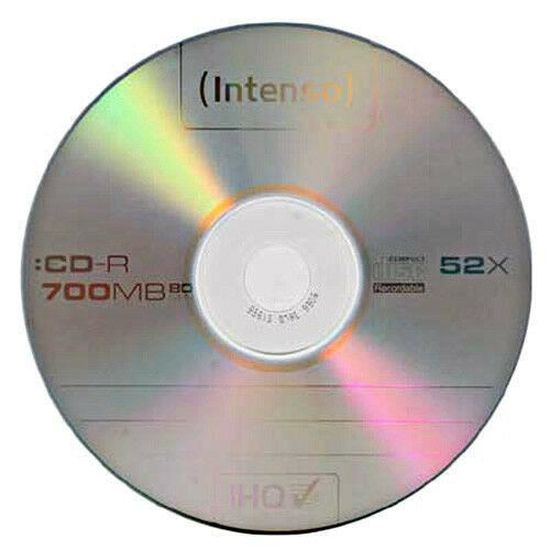 5 x CD VIERGE Disque vierge CD-R 80MIN 700MO Intenso 52X - Cdiscount  Informatique