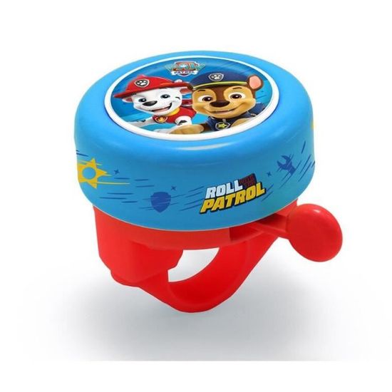 Sonnette De Vélo Paw Patrol Bleue Avec Motif Carte SB 55 Mm