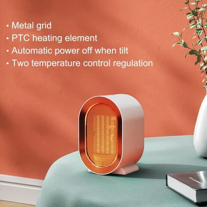 Mini radiateur électrique - Chauffage électrique - Lumière Led