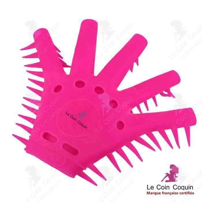 Gant De Masturbation à Picots Souples En Silicone Réaliste - Pour Homme, Marque Love And Vibes, Modèle GLOVE-01-LV5