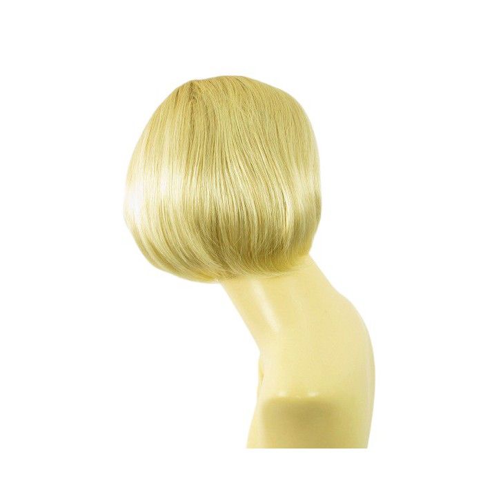 Perruque Synthétique Blonde Méchée Avec Bandeau - Longueur Moyenne, Taille Bonnet Moyen
