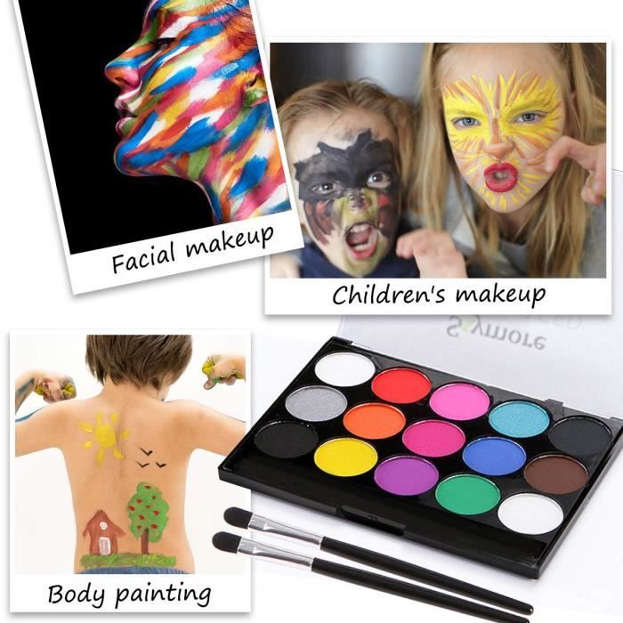Skymore Palette de Maquillage de Fête, Maquillage Pour Enfant