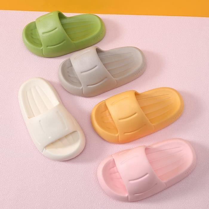 Claquette Enfants Garcon Fille d t Pantoufles de Bain et Douche