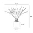 Aloe vera artificiel 55 cm-3