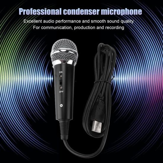 Zerone support de microphone avec accessoire de faux micro Modèle