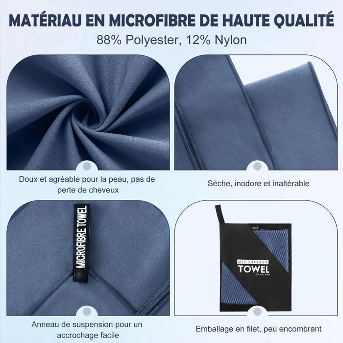 Qualité-Lot de 2 Serviette de Sport Rafraîchissante Serviette de Glace